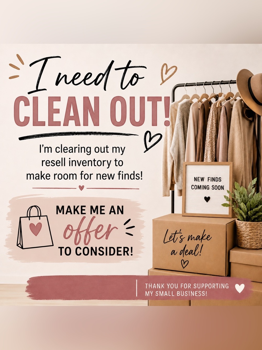 Closet Cleanout - Bundle & Save - Make Me A Bundle Offer!